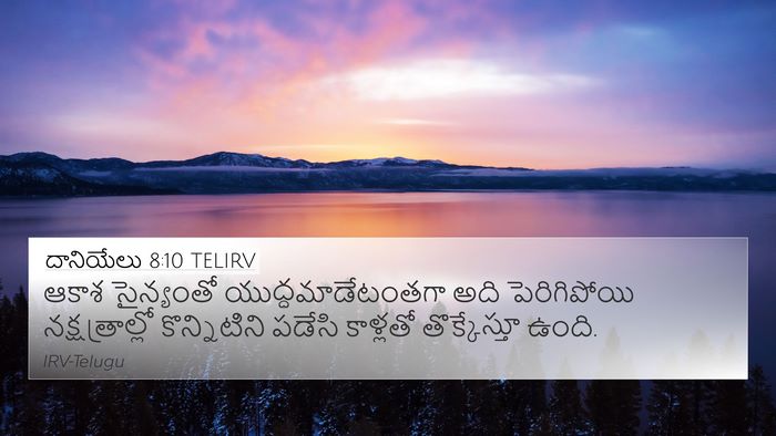 దానియేలు 8:10 TELIRV Bible Verse Image