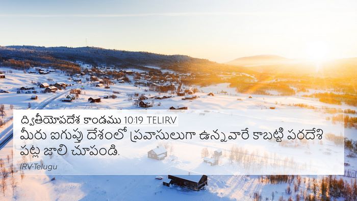 ద్వితీయోపదేశ కాండము 10:19 TELIRV 4K Wallpaper - మీరు ఐగుప్తు - 4K Wallpaper Bible Verse