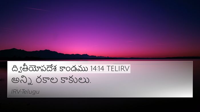ద్వితీయోపదేశ కాండము 14:14 TELIRV 4K Wallpaper - అన్ని రకాల - 4K Wallpaper Bible Verse