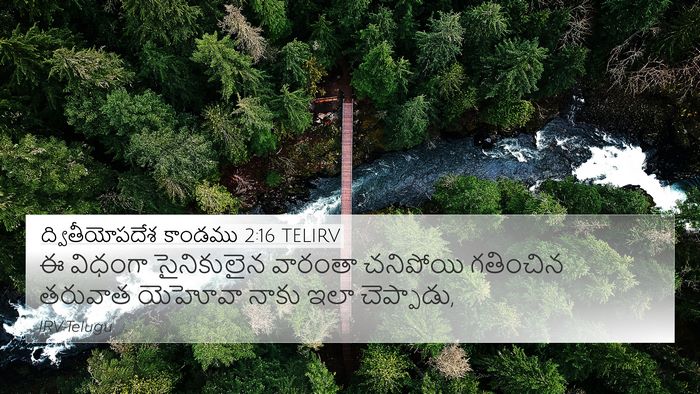 ద్వితీయోపదేశ కాండము 2:16 TELIRV 4K Wallpaper - ఈ విధంగా - 4K Wallpaper Bible Verse