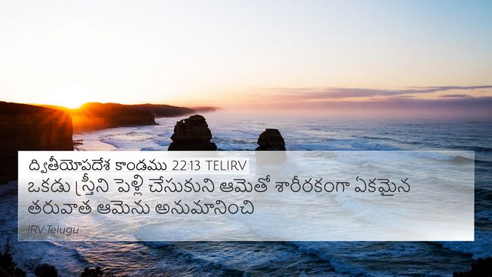 ద్వితీయోపదేశ కాండము 22:13 TELIRV 4K Wallpaper - ఒకడు స్త్రీని - 4K Wallpaper Bible Verse