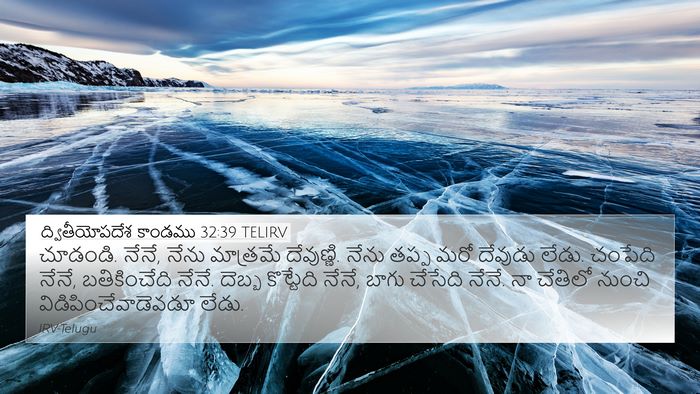ద్వితీయోపదేశ కాండము 32:39 TELIRV Bible Verse Image