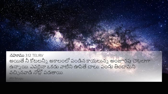 నహూము 3:12 TELIRV Bible Verse Image
