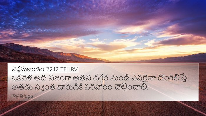 నిర్గమకాండం 22:12 TELIRV Bible Verse Image