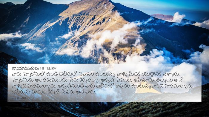 న్యాయాధిపతులు 1:11 TELIRV Bible Verse Image