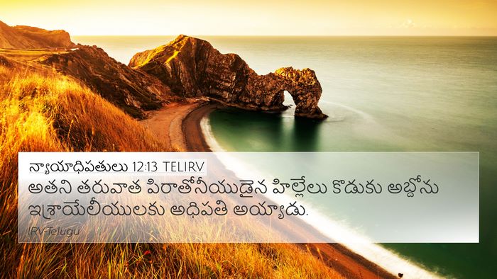 న్యాయాధిపతులు 12:13 TELIRV Bible Verse Image