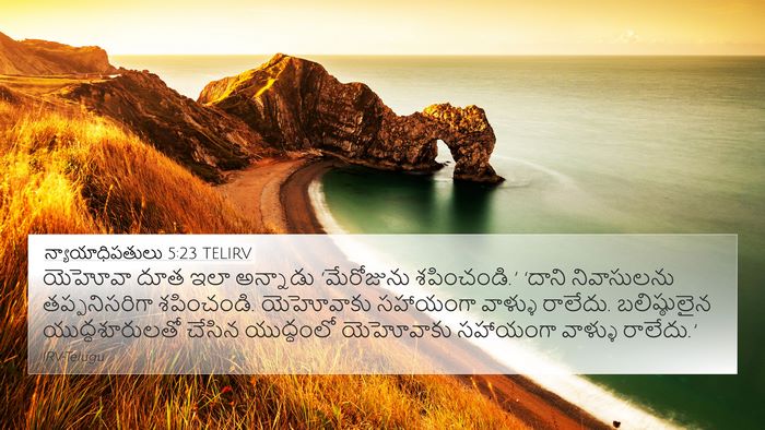 న్యాయాధిపతులు 5:23 TELIRV Bible Verse Image