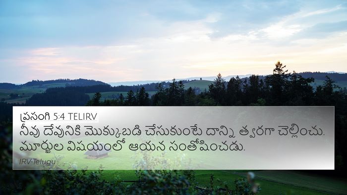 ప్రసంగి 5:4 TELIRV Bible Verse Image