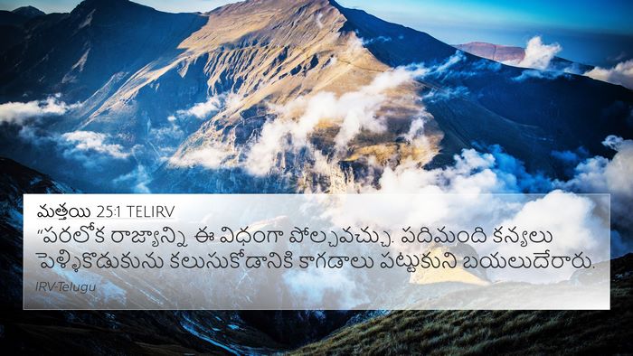 మత్తయి 25:1 TELIRV Bible Verse Image