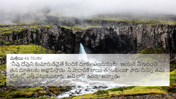 మత్తయి 4:6 TELIRV Bible Verse Image