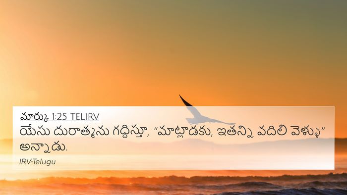 మార్కు 1:25 TELIRV Bible Verse Image