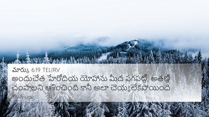 మార్కు 6:19 TELIRV Bible Verse Image