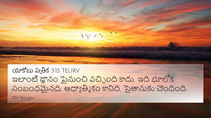 యాకోబు పత్రిక 3:15 TELIRV Bible Verse Image