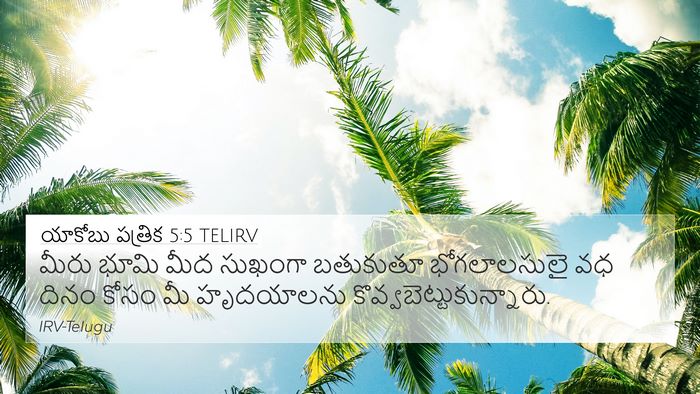 యాకోబు పత్రిక 5:5 TELIRV Bible Verse Image
