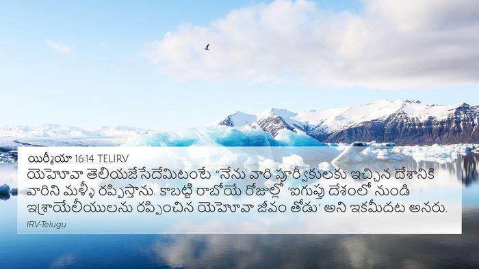యిర్మీయా 16:14 TELIRV Bible Verse Image
