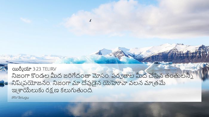 యిర్మీయా 3:23 TELIRV Bible Verse Image