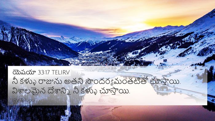 యెషయా 33:17 TELIRV Bible Verse Image