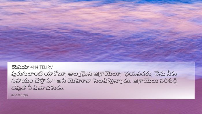 యెషయా 41:14 TELIRV Bible Verse Image