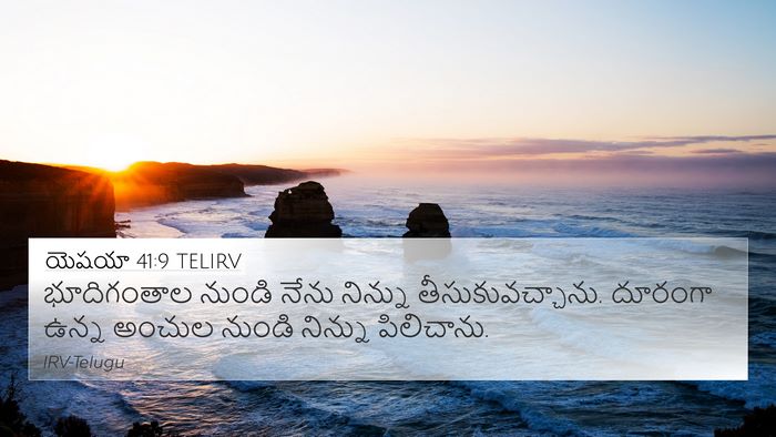 యెషయా 41:9 TELIRV Bible Verse Image