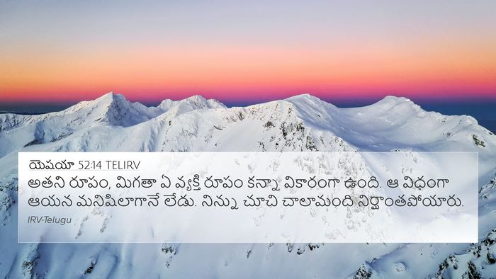 యెషయా 52:14 TELIRV Bible Verse Image