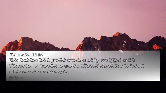 యెషయా 56:4 TELIRV Bible Verse Image