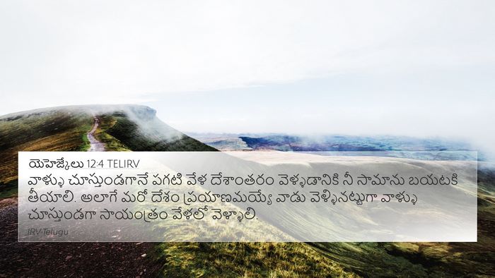 యెహెజ్కేలు 12:4 TELIRV 4K Wallpaper - వాళ్ళు - 4K Wallpaper Bible Verse
