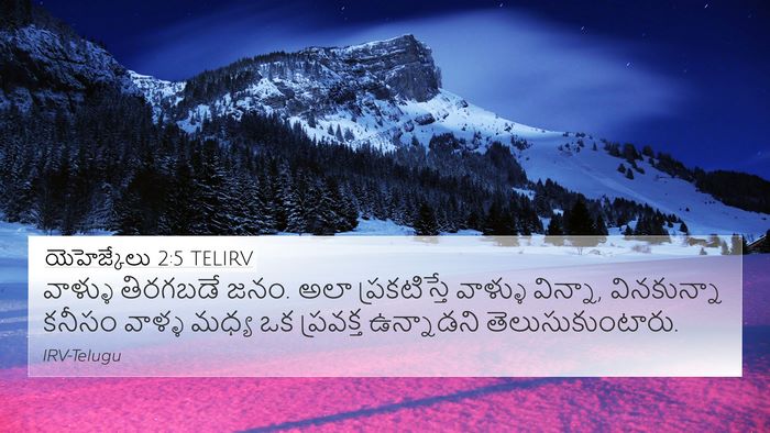 యెహెజ్కేలు 2:5 TELIRV Bible Verse Image