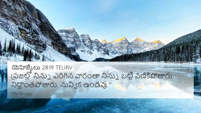యెహెజ్కేలు 28:19 TELIRV Bible Verse Image