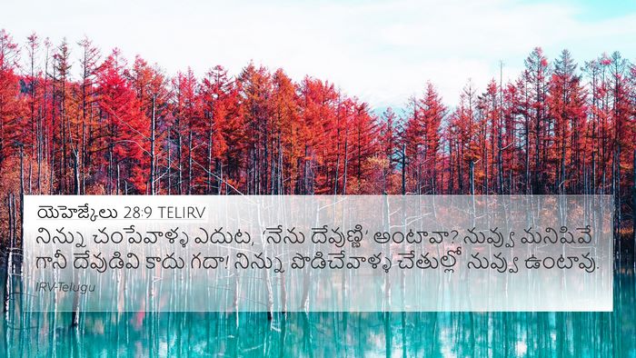 యెహెజ్కేలు 28:9 TELIRV Bible Verse Image