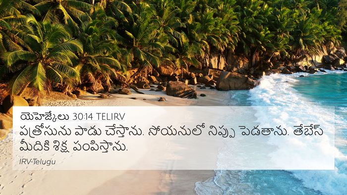 యెహెజ్కేలు 30:14 TELIRV Bible Verse Image
