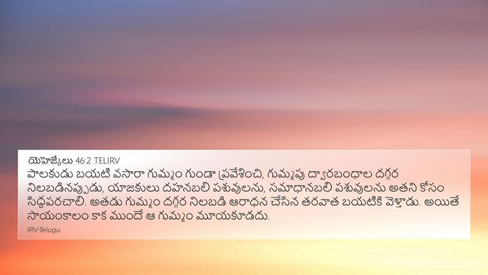 యెహెజ్కేలు 46:2 TELIRV Bible Verse Image