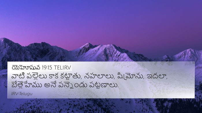 యెహోషువ 19:15 TELIRV Bible Verse Image