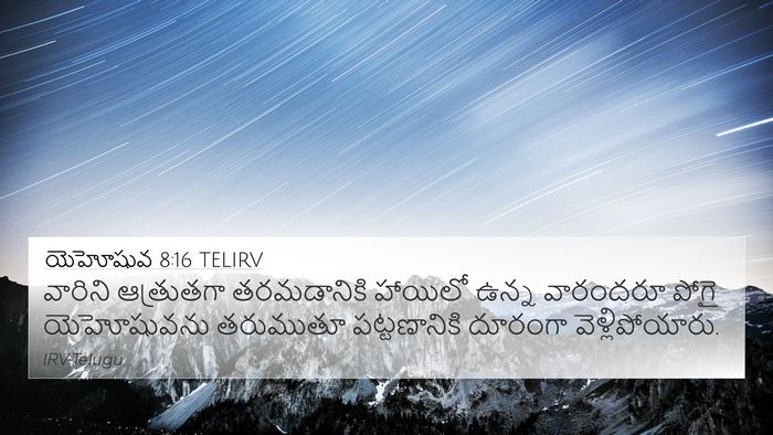 యెహోషువ 8:16 TELIRV Bible Verse Image