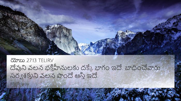 యోబు 27:13 TELIRV Bible Verse Image