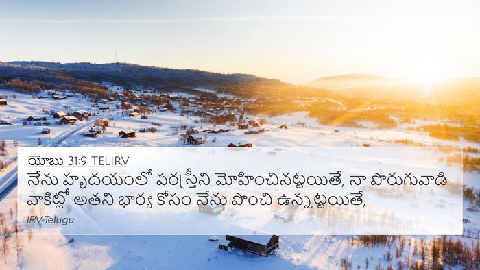 యోబు 31:9 TELIRV Bible Verse Image