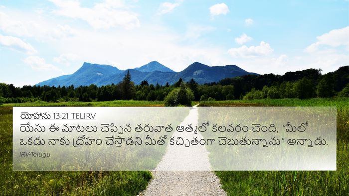 యోహాను 13:21 TELIRV Bible Verse Image