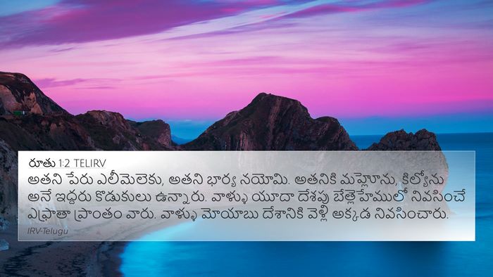 రూతు 1:2 TELIRV Bible Verse Image