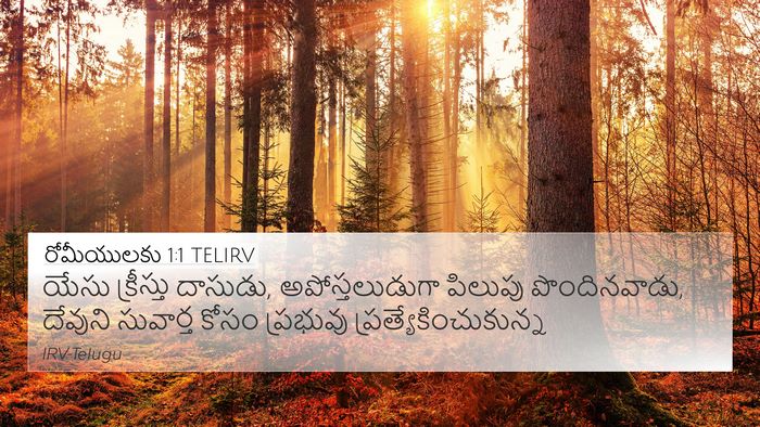 రోమీయులకు 1:1 TELIRV Bible Verse Image