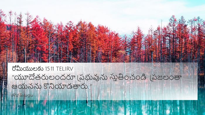 రోమీయులకు 15:11 TELIRV Bible Verse Image