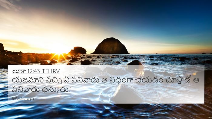 లూకా 12:43 TELIRV Bible Verse Image