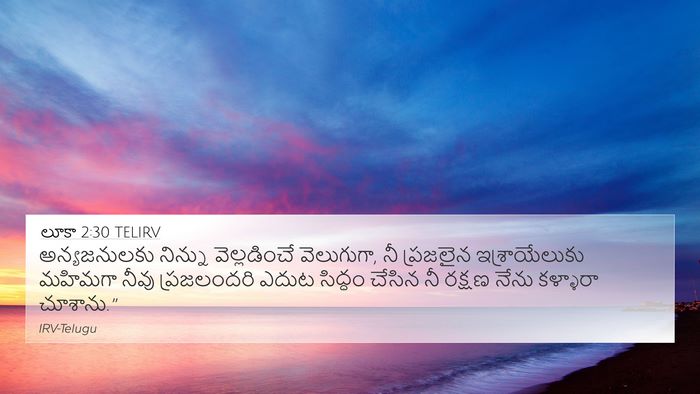 లూకా 2:30 TELIRV Bible Verse Image