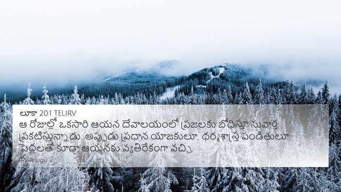 లూకా 20:1 TELIRV Bible Verse Image