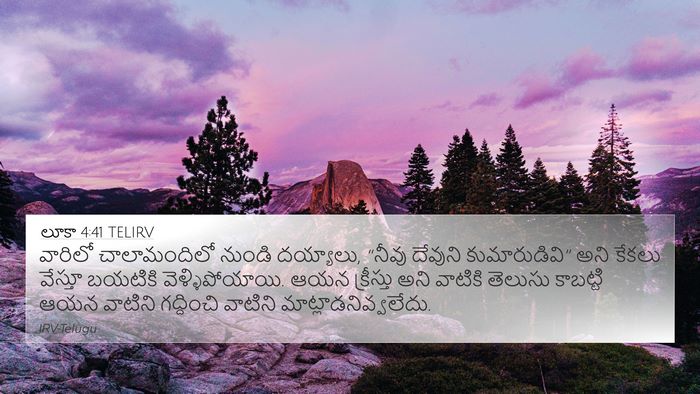 లూకా 4:41 TELIRV Bible Verse Image