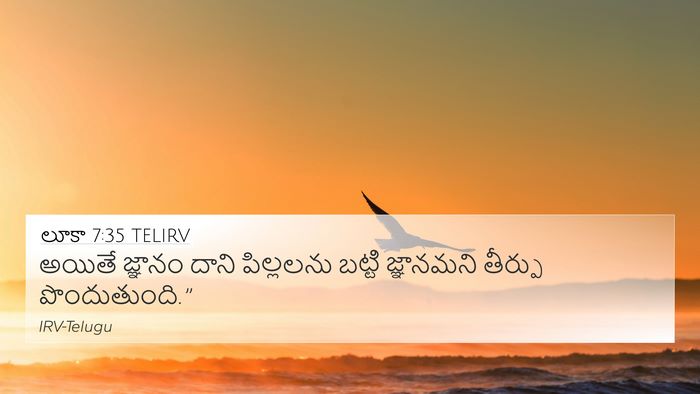 లూకా 7:35 TELIRV Bible Verse Image