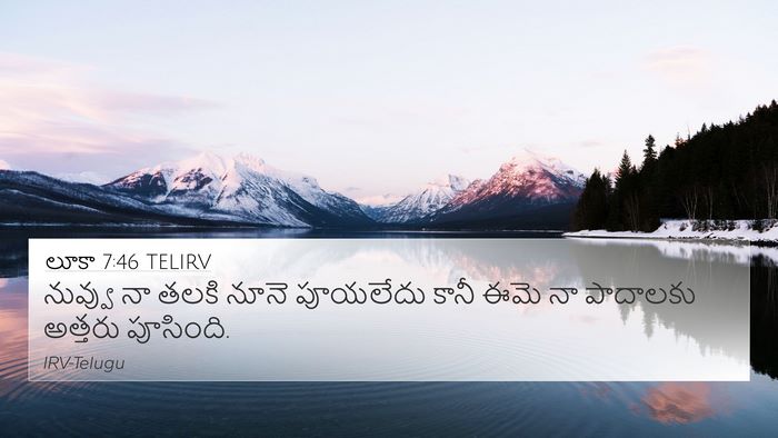 లూకా 7:46 TELIRV Bible Verse Image