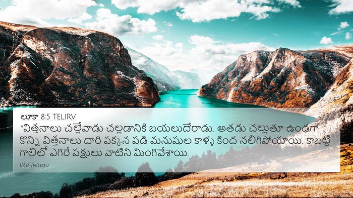 లూకా 8:5 TELIRV Bible Verse Image