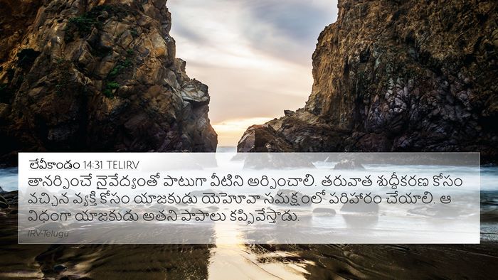 లేవీకాండం 14:31 TELIRV Bible Verse Image