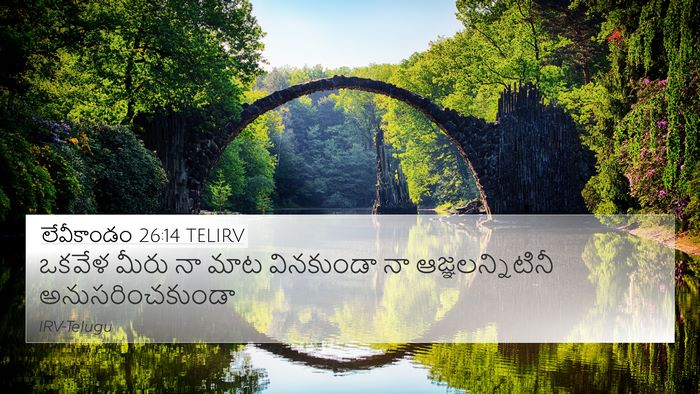 లేవీకాండం 26:14 TELIRV Bible Verse Image
