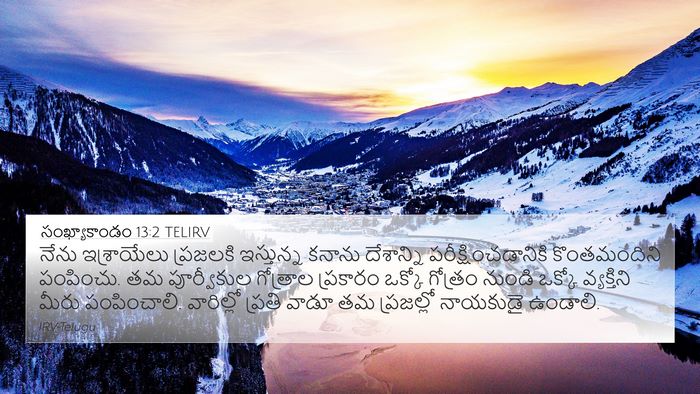 సంఖ్యాకాండం 13:2 TELIRV Bible Verse Image