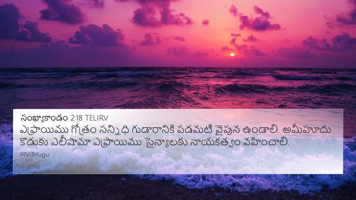 సంఖ్యాకాండం 2:18 TELIRV Bible Verse Image